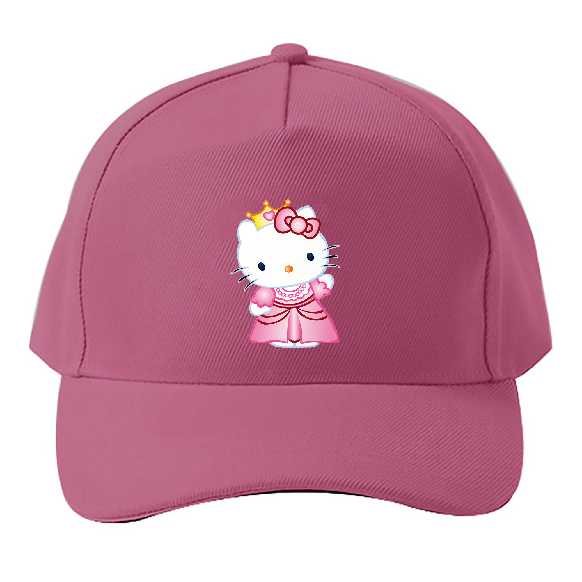 （画像用） Hello Kitty ハローキティ ベースボールキャップ 綿100％ 男女兼用 帽子 スポーツ